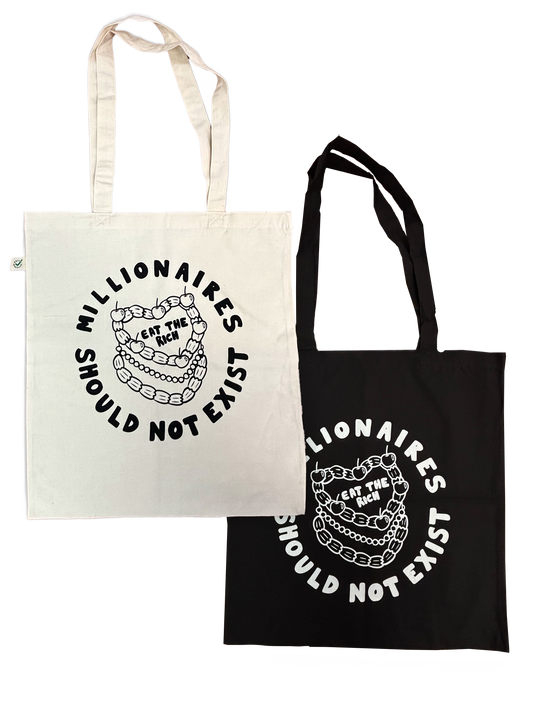 "Eat the Rich" Tote Bag