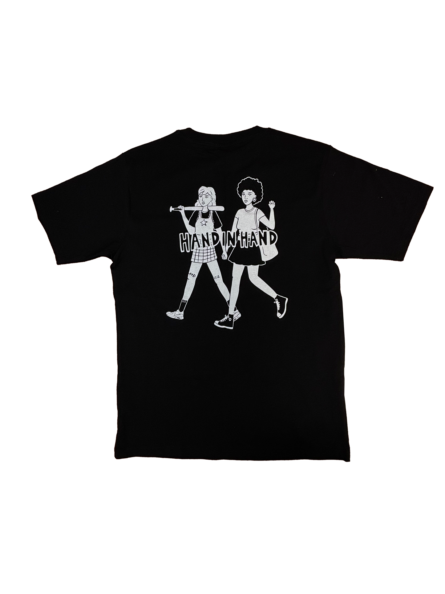 "Hand in Hand" Shirt Black