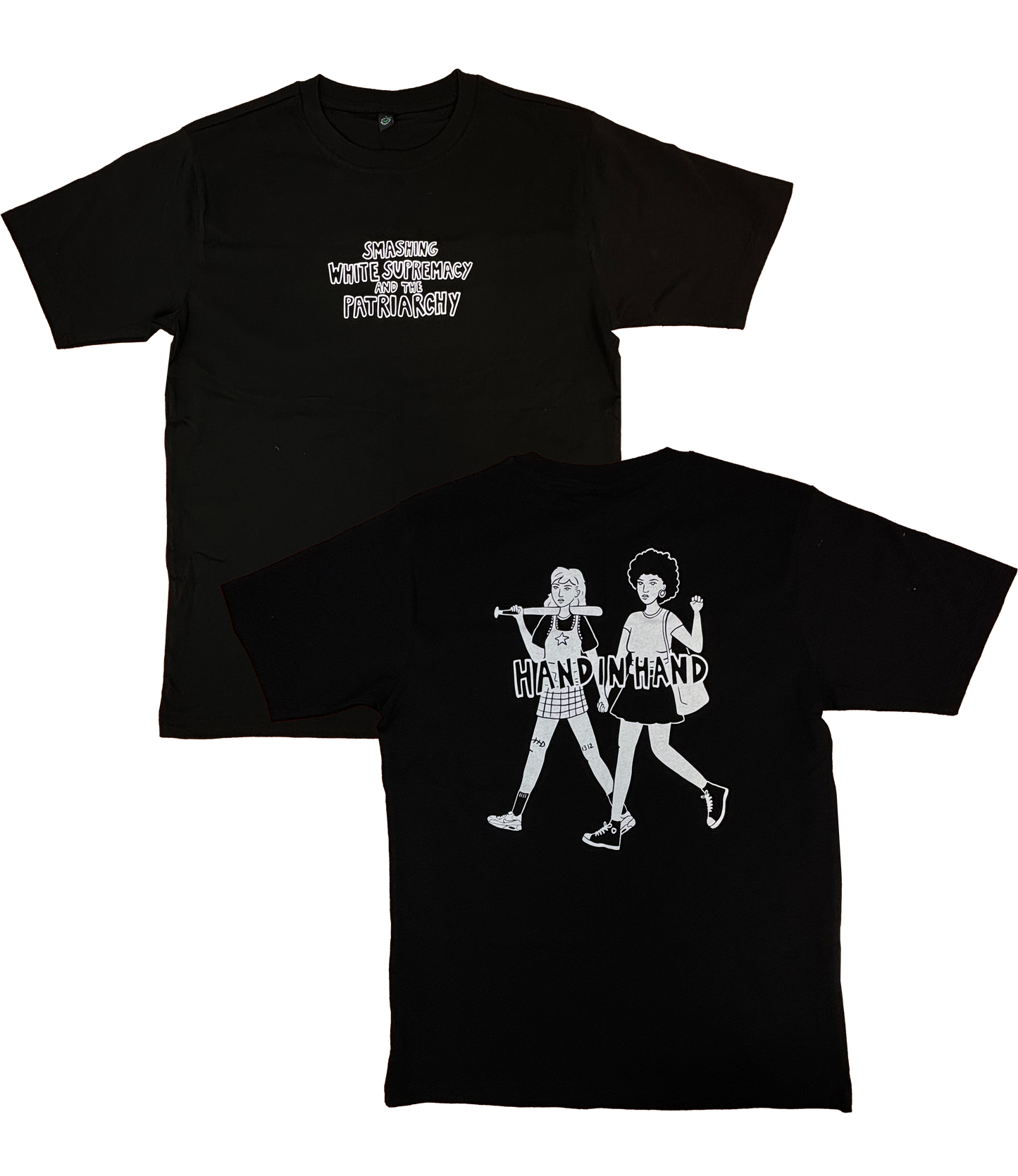 "Hand in Hand" Shirt Black