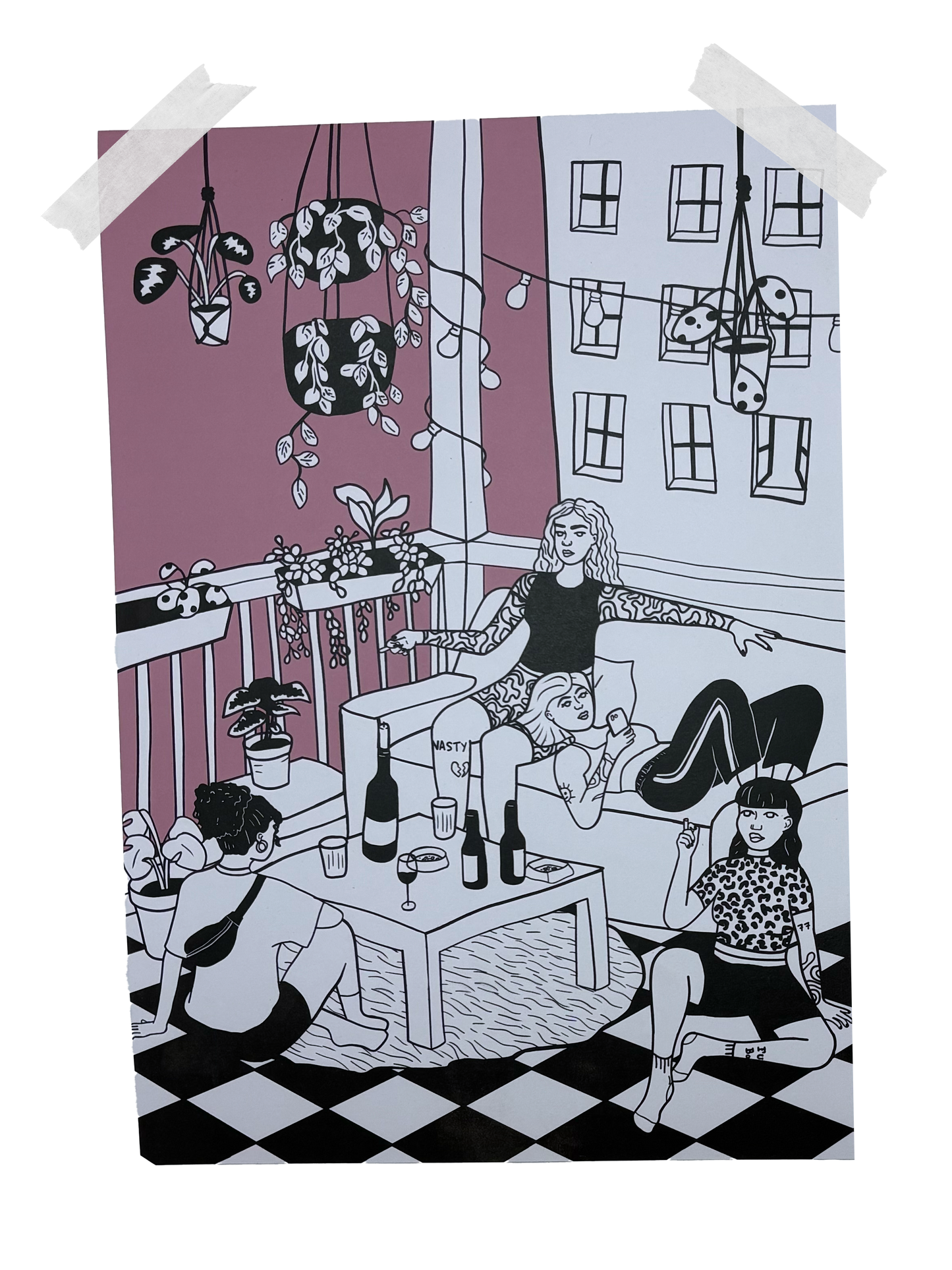 "Plants and Friends"- Print