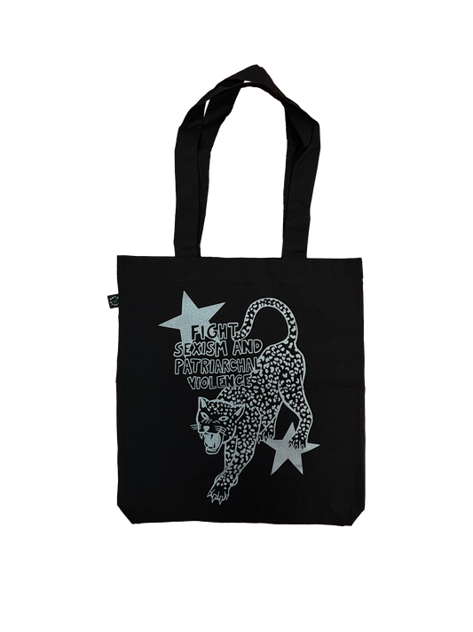 "Smash the Boys Club"  Glitter Tote Bag